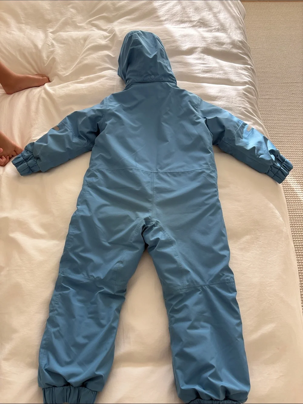 Patagonia Light Blue Kids' Insulated One-Piece Snow Suit